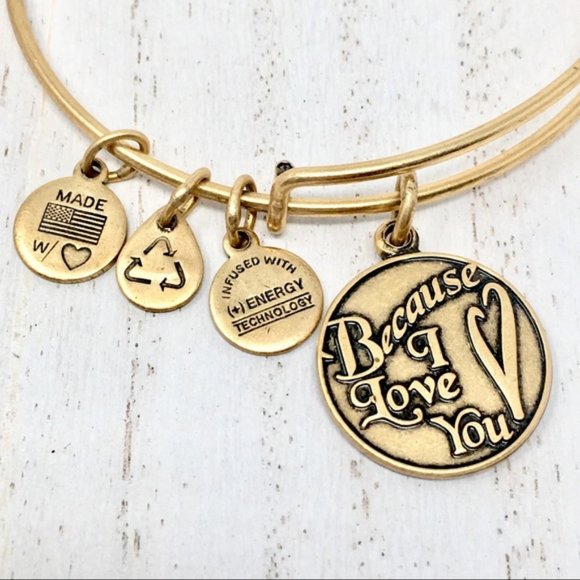 Alex and Ani Jewelry - NEW ALEX AND ANI Because I Love You Bangle + Gift